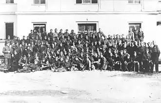 Охранный батальон Верховного штаба, Валево, октябрь 1944