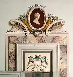 Деталь росписи. Монастырь Сан-Никколо, Прато