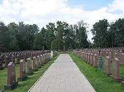 Солдатские могилы на Преображенском кладбище, 2008