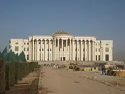 Дворец перед завершением строительства, 2008 год