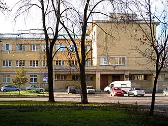 Профилакторий Кировского района (1927), архитекторы: О.&nbsp;Л.&nbsp;Лялин, Л.&nbsp;В.&nbsp;Руднев и др., фото: 2012 года