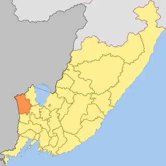 Пограничный районПограничный муниципальный округ на карте