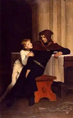 Принц Артур и Юбер де Бург, 1882