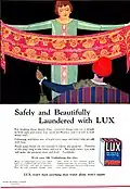 Печатная реклама Lux в начале 1920-х годов
