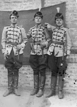 Королевские гвардейцы в Белграде, 1920 год