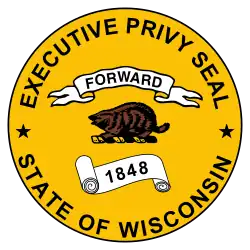 Печать губернатора штата Висконсин
