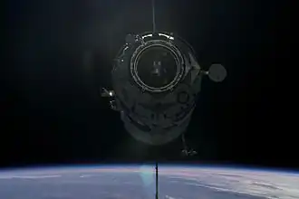 ГКМ «Прогресс М-СО1» перед стыковкой с МКС