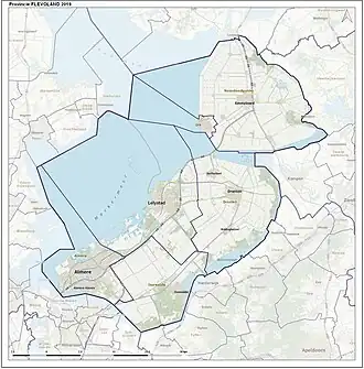 Флеволанд на карте