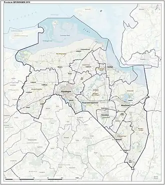 Гронинген на карте