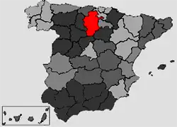 Бургос на карте