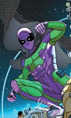 Ultimate-Бродяга (Аарон Дэвис) в комиксе Miles Morales: Spider-Man #9.Художники&nbsp;— Хавьер Гаррон и Дэвид Куриэль