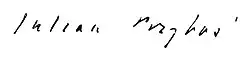 Изображение автографа
