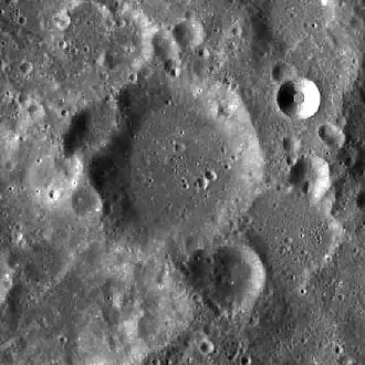 Снимок зонда Lunar Reconnaissance Orbiter.