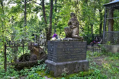 Могила Н. И. Латынина