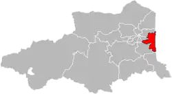 Кантон на карте департамента Восточные Пиренеи