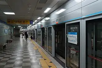 Платформа станции