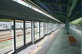 Платформа станции первой линии