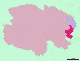 Хуаннань-Тибетский автономный округ на карте