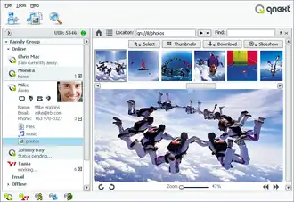 Скриншот программы Qnext