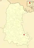 Расположение муниципалитета на карте провинции