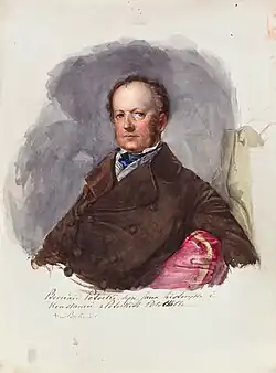 Портрет Бернарда Потоцкого. Около 1850, Национальный музей (Варшава)