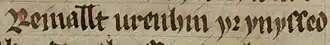 Рёгнвальд Годредарсон, король Островов, Хроники Мэна
