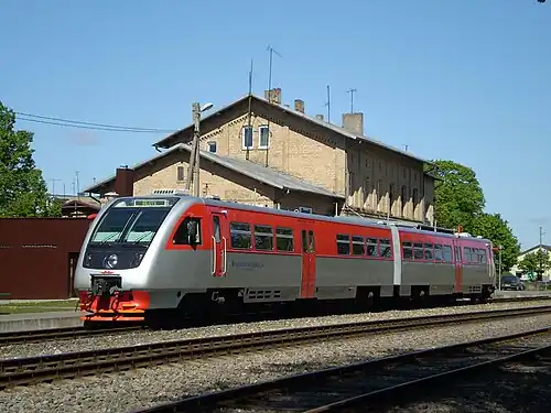 Двухвагонный рельсовый автобус РА2-034