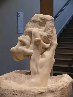 О. Роден. Рука Бога. 1917. Мрамор. Музей Род-Айлендской школы дизайна, США