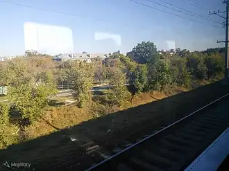 Место платформы Курьяново до строительства (2015)