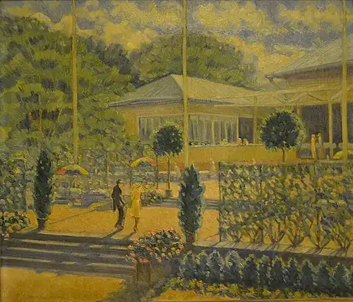 Ресторан «Эспиля». Картина Т. Пааканена, 1939-1940 годы