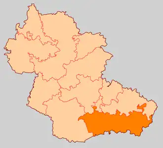 Речанское сельское поселение на карте