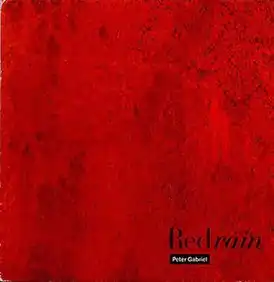 Обложка сингла Питера Гэбриела «Red Rain» (1987)