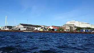 Вид Рефхалеёэна со стороны гавани