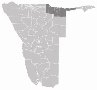 Окаванго на карте