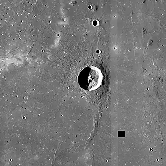 Мозаика снимков широкоугольной камеры зонда Lunar Reconnaissance Orbiter