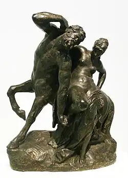 Рейнгольд Бегас. Кентавр и нимфа (1881)