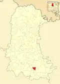 Расположение муниципалитета на карте провинции