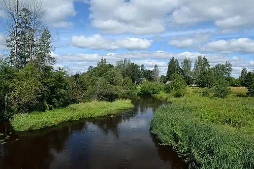 Река Рейу у деревни Рабакюла