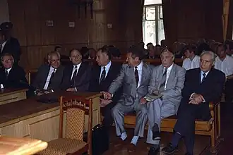 Участники путча в судебном зале.6 мая 1994 года. РИА Медиа