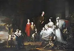 Ямайский плантатор Генри Доукинс (англ.[англ.]; англ.&nbsp;Henry Dawkins) со своим семейством (Британский национальный фонд)