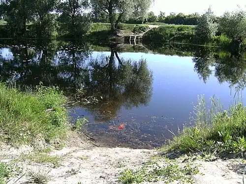 Река Хорол в селе