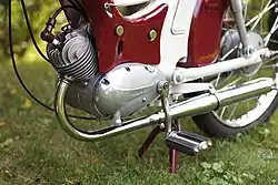Мопед Рига-1 с данным движком.