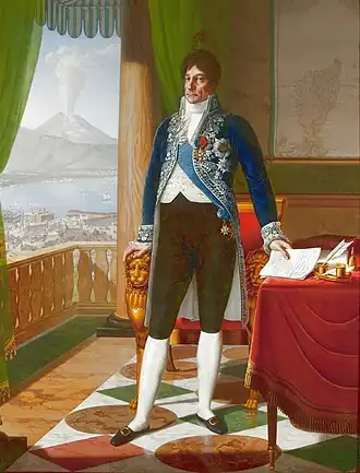 Худ. Жан-Батист Викар. Портрет Саличети, 1809, Королевский дворец в Казерте