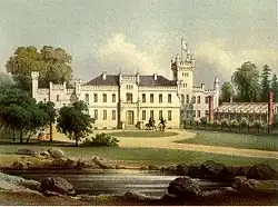 Palace Damerow around 1860