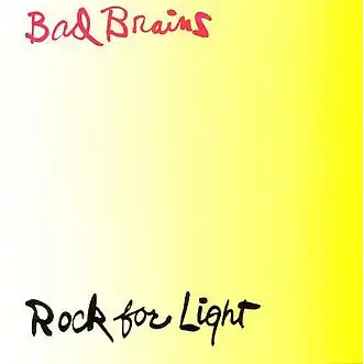 Обложка альбома Bad Brains «Rock for Light» (1983)