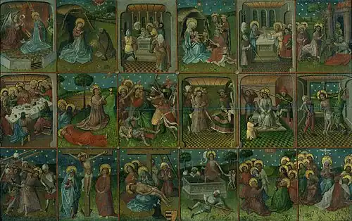 Страсти Христовы(анонимный художник XV века, Нидерланды)