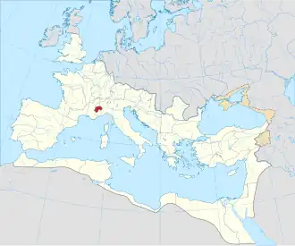 Провинция Коттские Альпы на карте