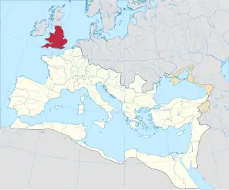 Провинция Британия на карте