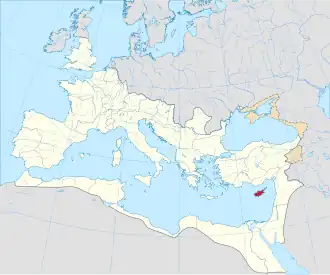 провинция Кипр на карте