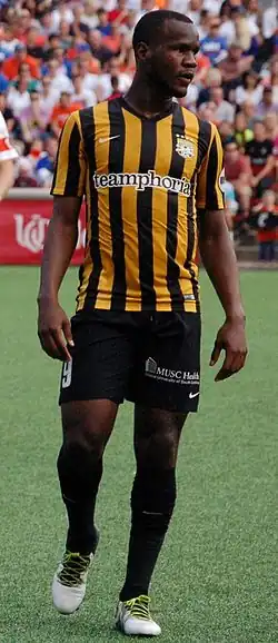 Уильямс играет за «Чарлстон Бэттери» в 2016 году